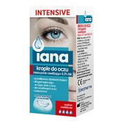 Iana Intensive, intensywnie nawilżające krople do oczu, 0,3% HA, 10 ml