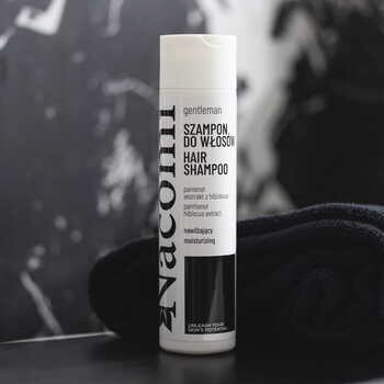 Nacomi Gentleman, nawilżający szampon do włosów, 250 ml