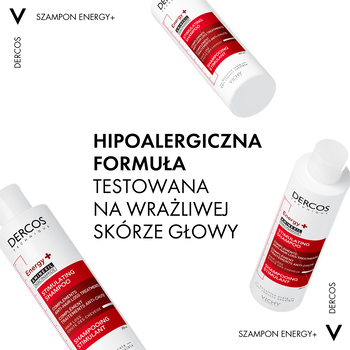 Vichy Dercos, szampon wzmacniający Energy, 200 ml
