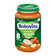 BoboVita, potrawka z indykiem z warzywami, 8 m+, 190 g