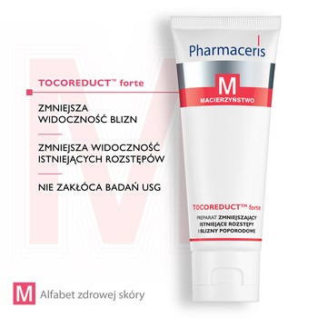 Pharmaceris M Tocoreduct Forte, preparat zmniejszający istniejące rozstępy i blizny poporodowe, 75 ml
