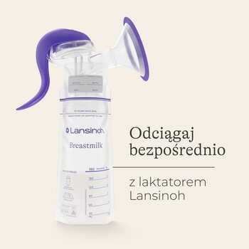 Lansinoh, woreczki do przechowywania pokarmu, 25 szt.