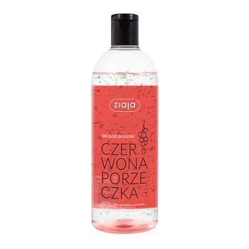 Ziaja, żel pod prysznic czerwona porzeczka, 500 ml