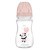 Canpol Easy Start Toys, butelka szerokootworowa, antykolkowa, różowa, 240 ml