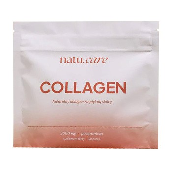 Natu Care Premium Collagen 3000 mg, proszek, smak pomarańcza, 120 g