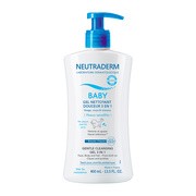 Neutraderm Baby, delikatny żel do mycia 3w1, 400 ml