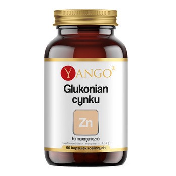 Yango Glukonian cynku, kapsułki, 90 szt.