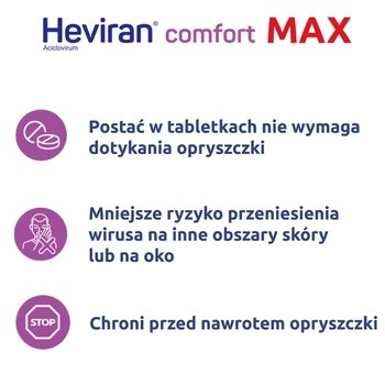 Heviran Comfort MAX, 400 mg, tabletki, 60 szt.
