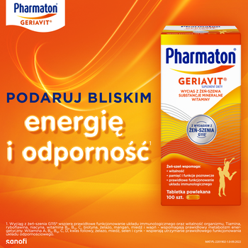 Pharmaton Geriavit, tabletki powlekane, 30 szt.