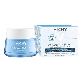 Vichy Aqualia Thermal Rich, krem nawilżający, bogaty, 50 ml