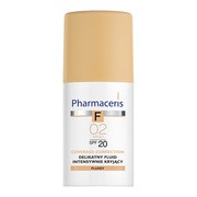 Pharmaceris F, delikatny fluid intensywnie kryjący, Sand 02, SPF 20, 30 ml