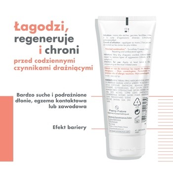 Avene Eau Thermale Cicalfate, regenerujący krem do rąk, efekt bariery, 100 ml