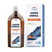 Osavi Super Omega, 2900 mg Omega 3, naturalny aromat cytrynowy, olej, 500 ml