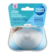 Canpol Easy Start, silikonowe osłonki na piersi, rozmiar S, 2 szt.