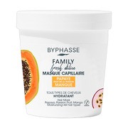 Byphasse Family Fresh Delice, maska do włosów, papaja, marakuja, mango, 250 ml