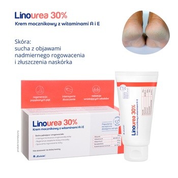 Linourea 30%, krem mocznikowy z witaminami A i E, 50 g