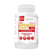 Wish Kapsaicyna Extract Forte 10 mg + Prebiotyk, kapsułki, 120 szt.