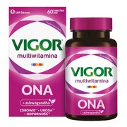 Vigor multiwitamina ONA zestaw witamin i minerałów z ashwagandhą, tabletki, 60 szt.