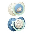 Canpol Lovi, smoczek silikonowy, dynamiczny Night&Day, Boy, 0-3 m, 2 szt.