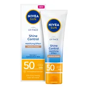 Nivea Sun Shine Control, matujący krem do twarzy SPF 50, medium tinted, 50 ml