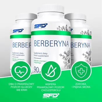 Zestaw 2x SFD Berberyna, tabletki, 90 szt.