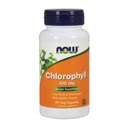 Now Foods Chlorophyll 100 mg, kapsułki, 90 szt.