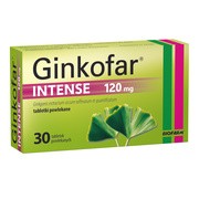 Ginkofar Intense, 120 mg, tabletki powlekane, 30 szt.