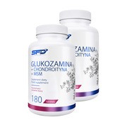 Zestaw 2x SFD Glukozamina + Chondroityna + MSM, tabletki, 180 szt.