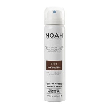 NOAH Hair Root Concealer, spray do retuszu odrostów, Dark Brown, 75 ml
