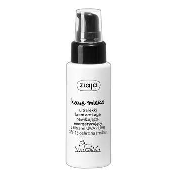 Ziaja Kozie Mleko, ultralekki krem anti-age, nawilżająco-energetyzujący, 50ml