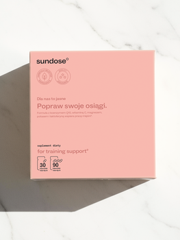 Sundose For Training Support, kapsułki, 30 szt. + 90 szt.