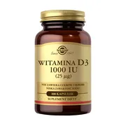 Solgar Naturalna Witamina D3 1000 IU (25 µg), kapsułki, 100 szt.