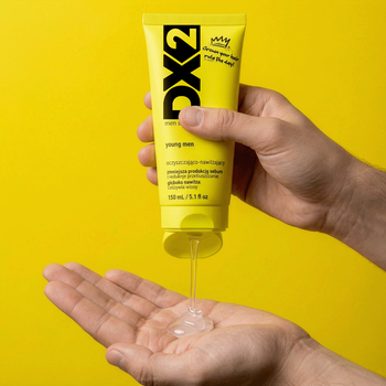 DX2 Young Men, szampon oczyszczająco-nawilżający dla mężczyzn, 150 ml