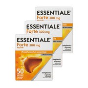 Zestaw 3x Essentiale forte, 300 mg, kapsułki, 50 szt.