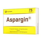 Aspargin, 250 mg + 250 mg, tabletki, 75 szt. (Filofarm)
