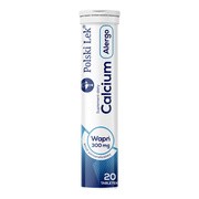 Calcium Alergo, tabletki musujące, smak pomarańczowy, 20 szt.