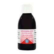 Gencjana (Pyoctanina) 0,5%, roztwór wodny, 20 g (Hasco)