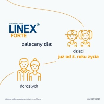 Linex Forte, kapsułki., 28 szt.