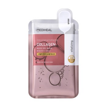 Mediheal Collagen Nude Gel Mask, hydrożelowa maska w płachcie rewitalizująca, 30 g
