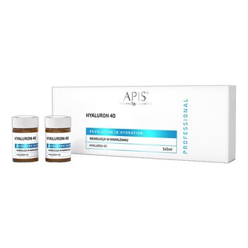 Apis Rewolucja w Nawilżaniu Hyaluron 4D, koncentrat, ampułki, 5 ml x 5 szt.