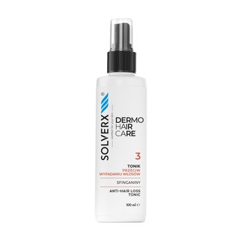 Solverx dermoHAIR, tonik przeciw wypadaniu włosów, 100 ml