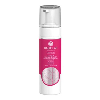 BasicLab Micellis, kojąca pianka myjąca do skóry naczynkowej i wrażliwej, 150 ml