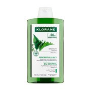 Klorane, seboregulujący szampon z organiczną pokrzywą, 400 ml