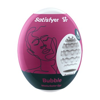 Satisfyer, Masturbator Egg Single, Bubble, 1 szt.