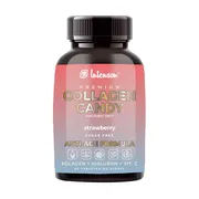 Intenson Collagen Candy, tabletki do ssania, smak truskawkowy, 60 szt.