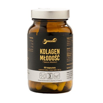 Panaseus Kolagen Młodość, kapsułki, 50 szt.