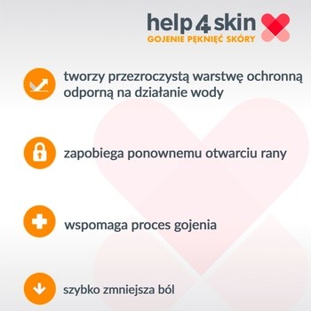 Help4Skin Gojenie Pęknięć Skóry, plaster w żelu, 7 ml