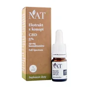 NAT Ekstrakt z Konopi CBD  5%, olej,  5 ml