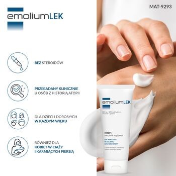 EmoliumLek, (20 mg + 200 mg)/g, krem, 100 g, tuba