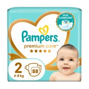 Pampers Premium Care 2 (4−8 kg), pieluszki jednorazowe, 88 szt.